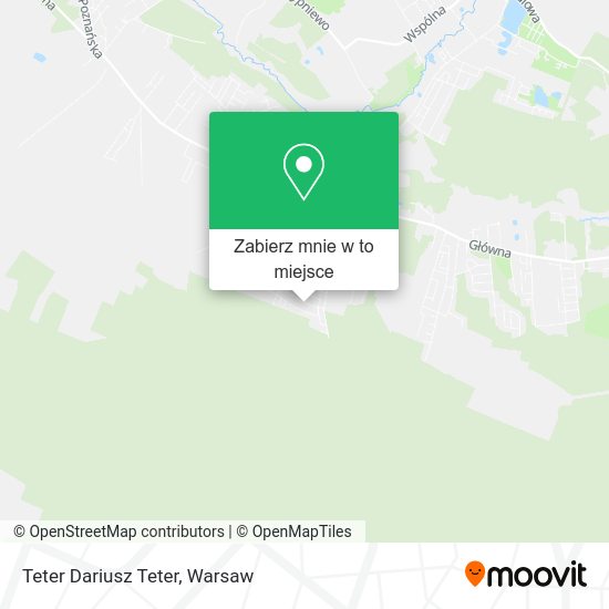 Mapa Teter Dariusz Teter