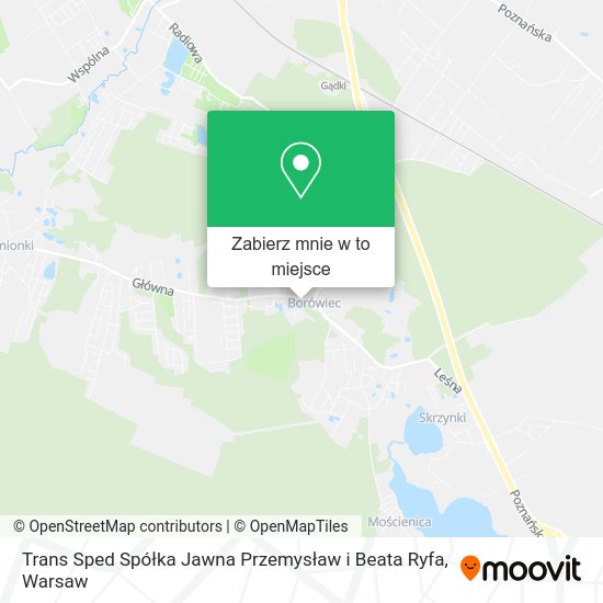 Mapa Trans Sped Spółka Jawna Przemysław i Beata Ryfa