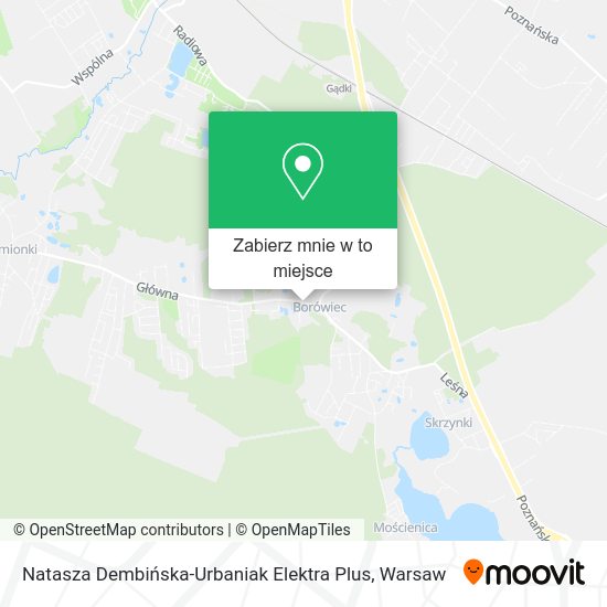 Mapa Natasza Dembińska-Urbaniak Elektra Plus