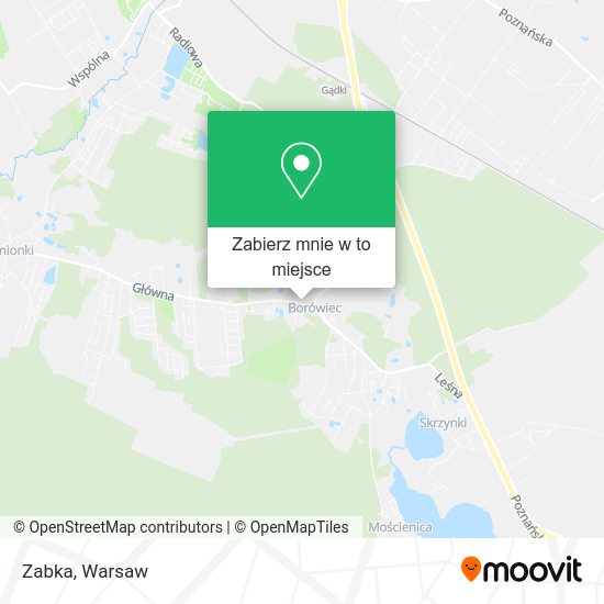 Mapa Zabka