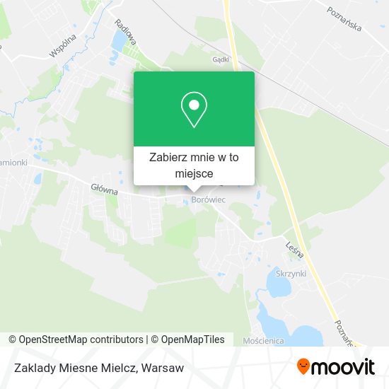 Mapa Zaklady Miesne Mielcz