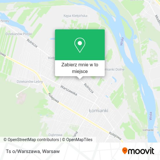 Mapa Ts o/Warszawa