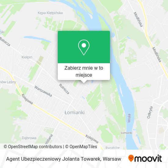 Mapa Agent Ubezpieczeniowy Jolanta Towarek