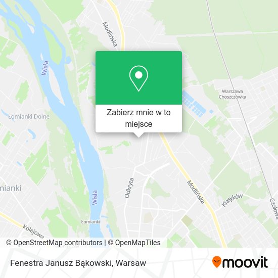 Mapa Fenestra Janusz Bąkowski