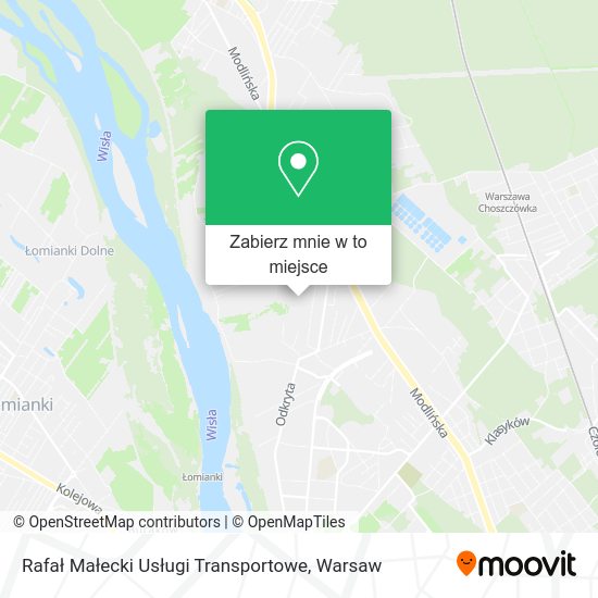 Mapa Rafał Małecki Usługi Transportowe