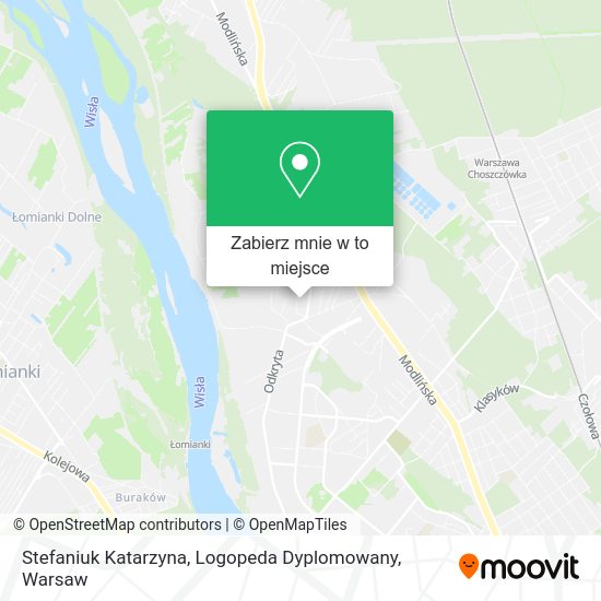 Mapa Stefaniuk Katarzyna, Logopeda Dyplomowany