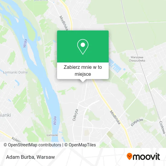 Mapa Adam Burba