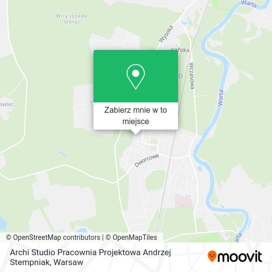 Mapa Archi Studio Pracownia Projektowa Andrzej Stempniak