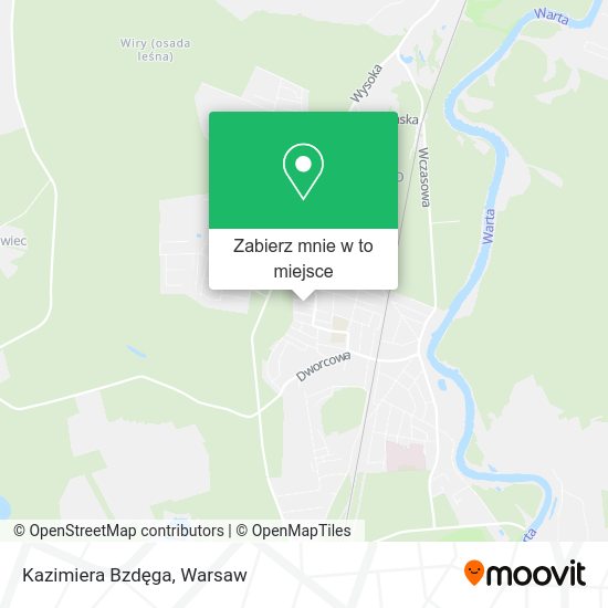 Mapa Kazimiera Bzdęga