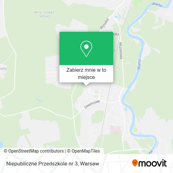 Mapa Niepubliczne Przedszkole nr 3