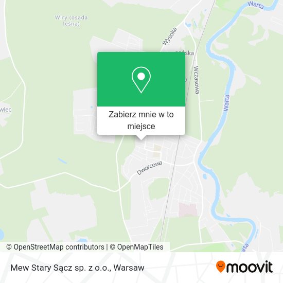 Mapa Mew Stary Sącz sp. z o.o.