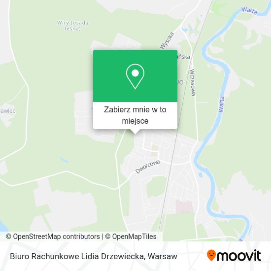 Mapa Biuro Rachunkowe Lidia Drzewiecka