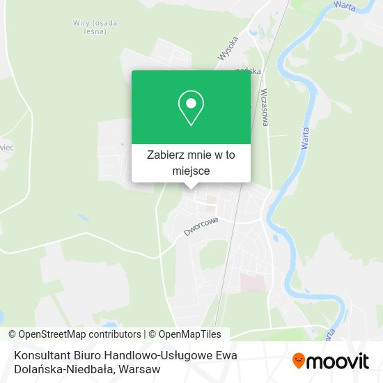 Mapa Konsultant Biuro Handlowo-Usługowe Ewa Dolańska-Niedbała