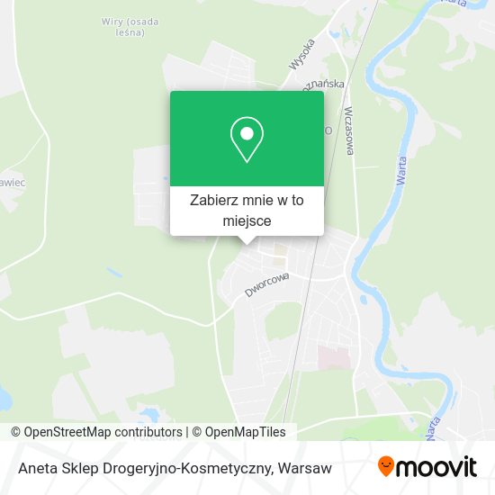 Mapa Aneta Sklep Drogeryjno-Kosmetyczny