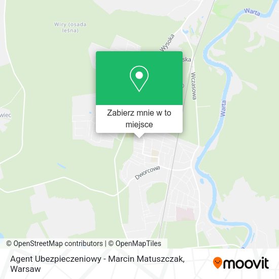 Mapa Agent Ubezpieczeniowy - Marcin Matuszczak