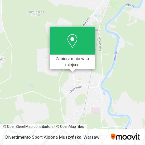 Mapa Divertimento Sport Aldona Muszyńska