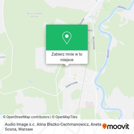 Mapa Audio Image s.c. Alina Błażko-Cechmanowicz, Aneta Sosna