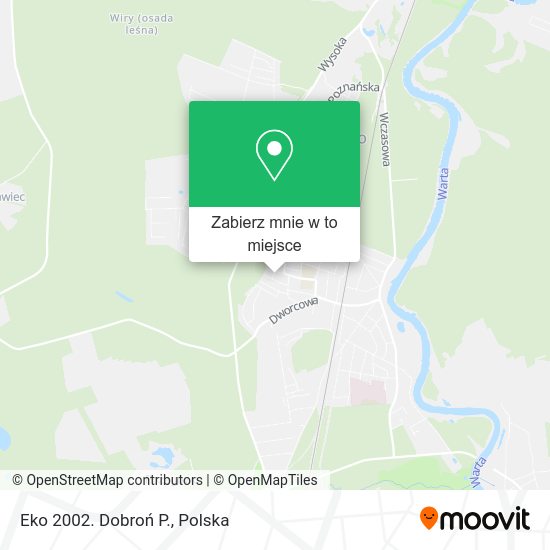 Mapa Eko 2002. Dobroń P.