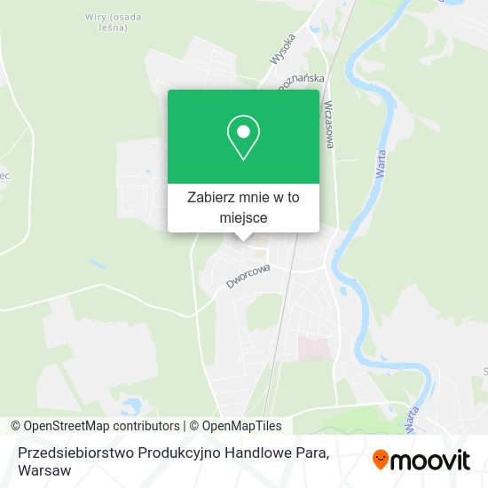 Mapa Przedsiebiorstwo Produkcyjno Handlowe Para