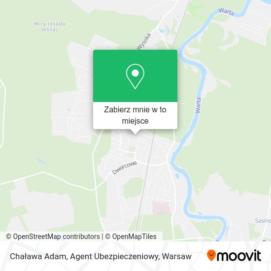 Mapa Chaława Adam, Agent Ubezpieczeniowy