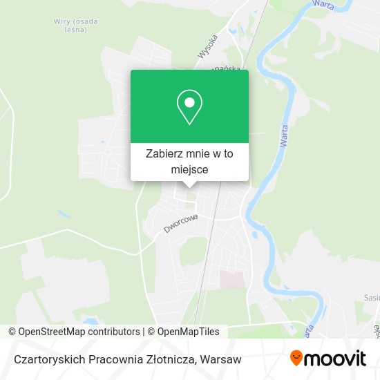 Mapa Czartoryskich Pracownia Złotnicza