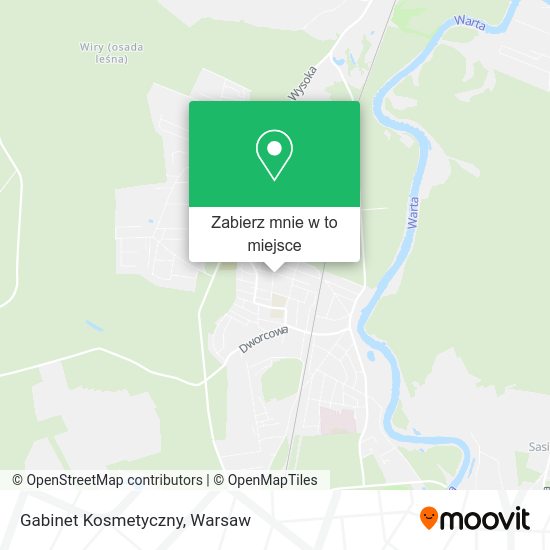 Mapa Gabinet Kosmetyczny