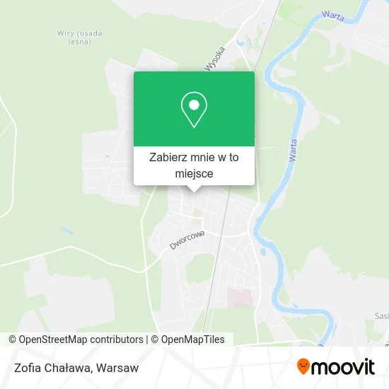 Mapa Zofia Chaława