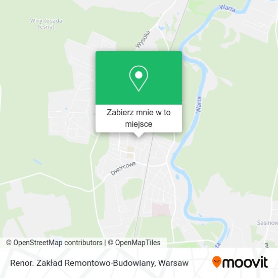 Mapa Renor. Zakład Remontowo-Budowlany