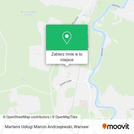 Mapa Martens Usługi Marcin Andrzejewski