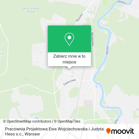 Mapa Pracownia Projektowa Ewa Wojciechowska i Judyta Hess s.c.