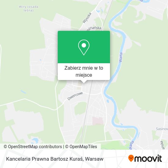 Mapa Kancelaria Prawna Bartosz Kuraś