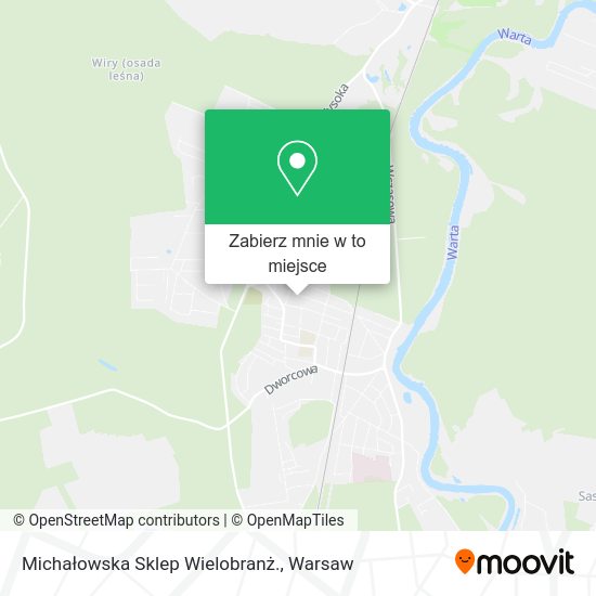 Mapa Michałowska Sklep Wielobranż.