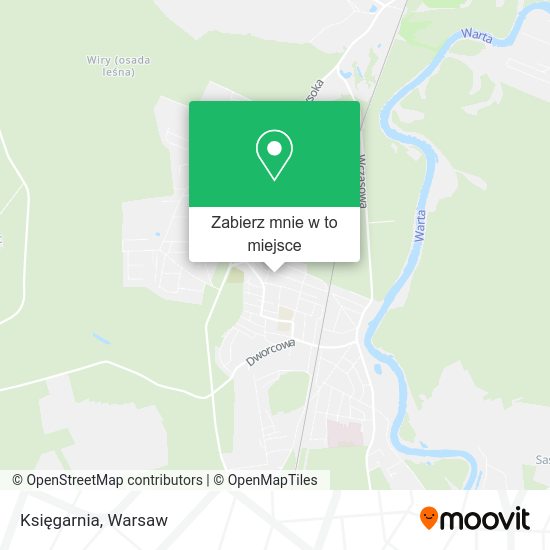 Mapa Księgarnia