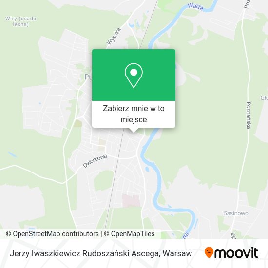 Mapa Jerzy Iwaszkiewicz Rudoszański Ascega