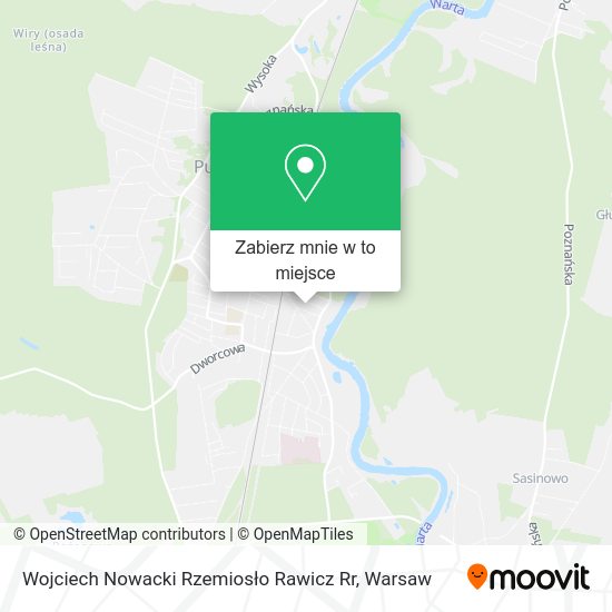 Mapa Wojciech Nowacki Rzemiosło Rawicz Rr