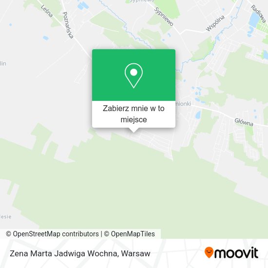 Mapa Zena Marta Jadwiga Wochna