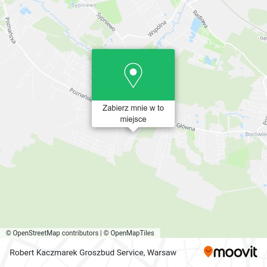 Mapa Robert Kaczmarek Groszbud Service