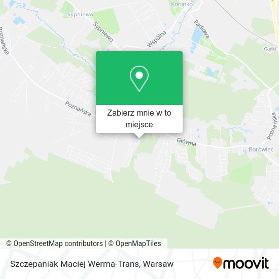 Mapa Szczepaniak Maciej Werma-Trans