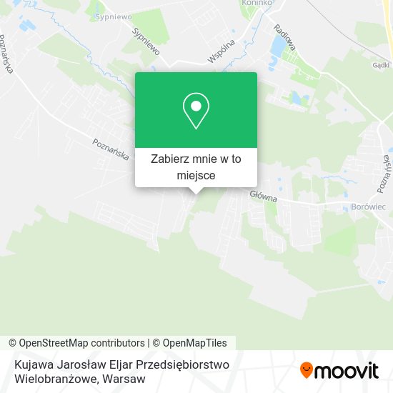 Mapa Kujawa Jarosław Eljar Przedsiębiorstwo Wielobranżowe