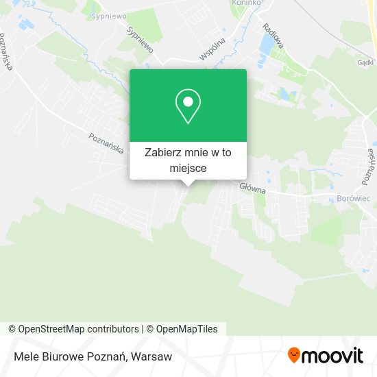 Mapa Mele Biurowe Poznań