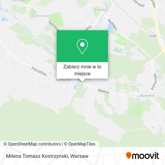 Mapa Milena Tomasz Kostrzynski