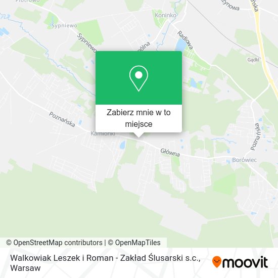 Mapa Walkowiak Leszek i Roman - Zakład Ślusarski s.c.