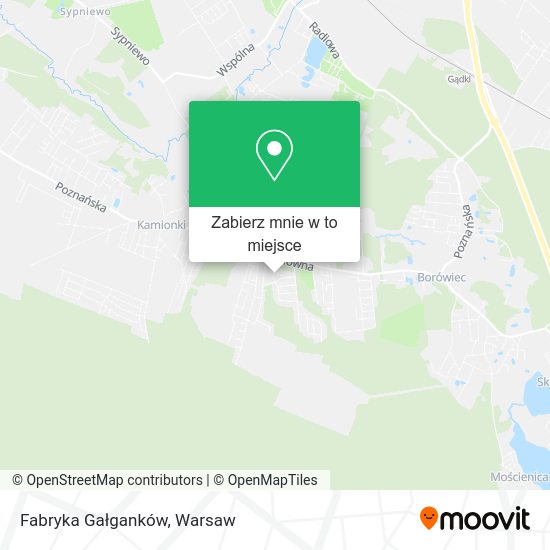 Mapa Fabryka Gałganków