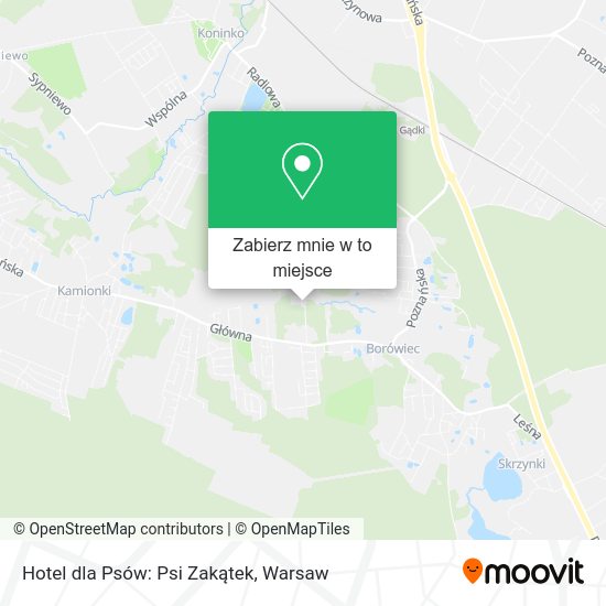 Mapa Hotel dla Psów: Psi Zakątek