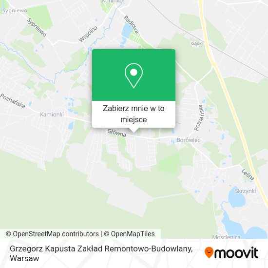 Mapa Grzegorz Kapusta Zakład Remontowo-Budowlany