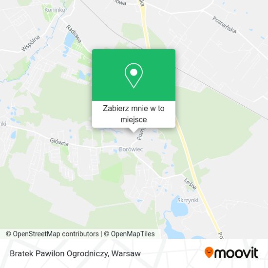 Mapa Bratek Pawilon Ogrodniczy