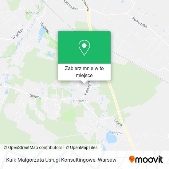 Mapa Kuik Małgorzata Usługi Konsultingowe