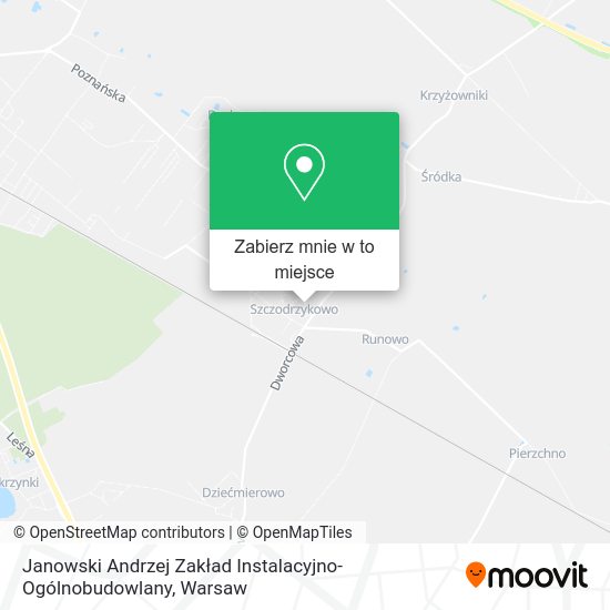 Mapa Janowski Andrzej Zakład Instalacyjno-Ogólnobudowlany