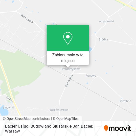 Mapa Bacler Usługi Budowlano Ślusarskie Jan Bącler