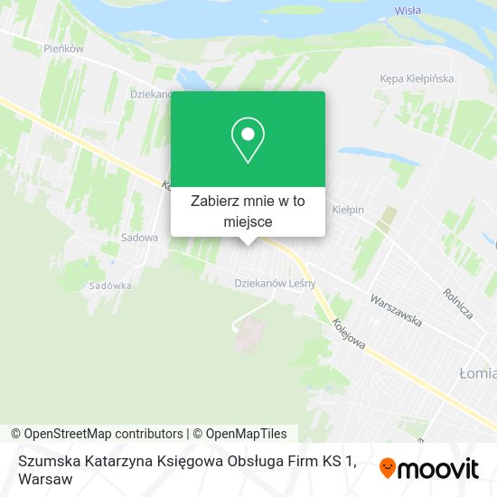 Mapa Szumska Katarzyna Księgowa Obsługa Firm KS 1